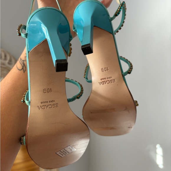 Escada Crystal Slingback Sandals - Picture 6 of 6